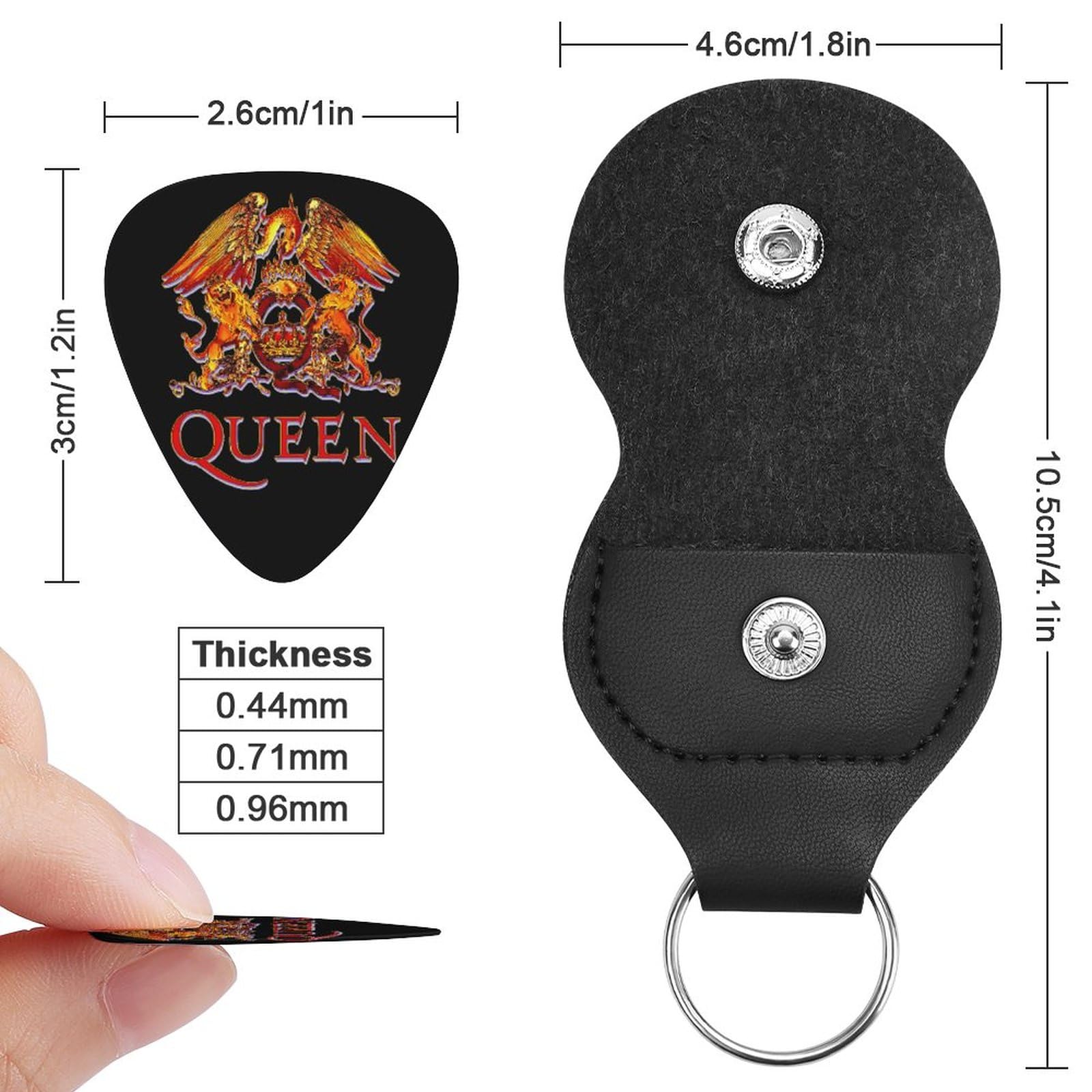 Amazon | Queen クイーン ギターピック 6枚 ギターアクセサリー