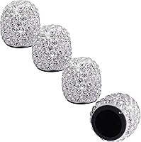 Vista 37 de Tapas de vástago de válvula de neumático de automóvil, 4 tapas universales para válvulas de aire de neumáticos, tapas de válvulas de neumáticos