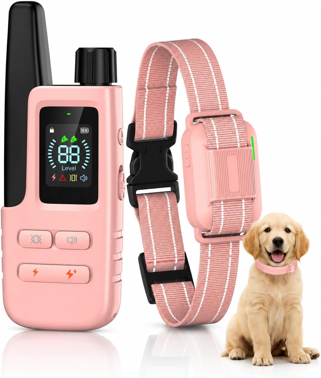Shock Collar for Dogs with Remote, 4200FT Range, Fits 5-120 lbs | Electric E Collar with IPX8 Waterproof, 4 Modes, Security Lock, Rechargeable & Adjustable for Small, Medium & Large Dogs