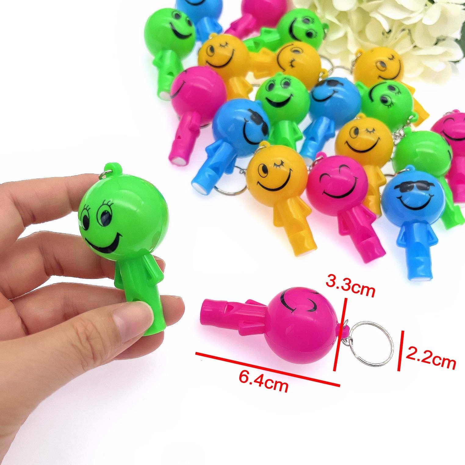 Jouet Festival Halloween Lot De 8 Sifflets Lumineux LED - Clignotants, Pour Sports, Festivals, Sécurité - Couleurs Aléatoires Fischietto Bambini Jouet Festival Halloween Lot De 8 Sifflets Lumineux LED - Clignotants, Pour Sports, Festivals, Sécurité - Couleurs Aléatoires Fischietto Bambini
