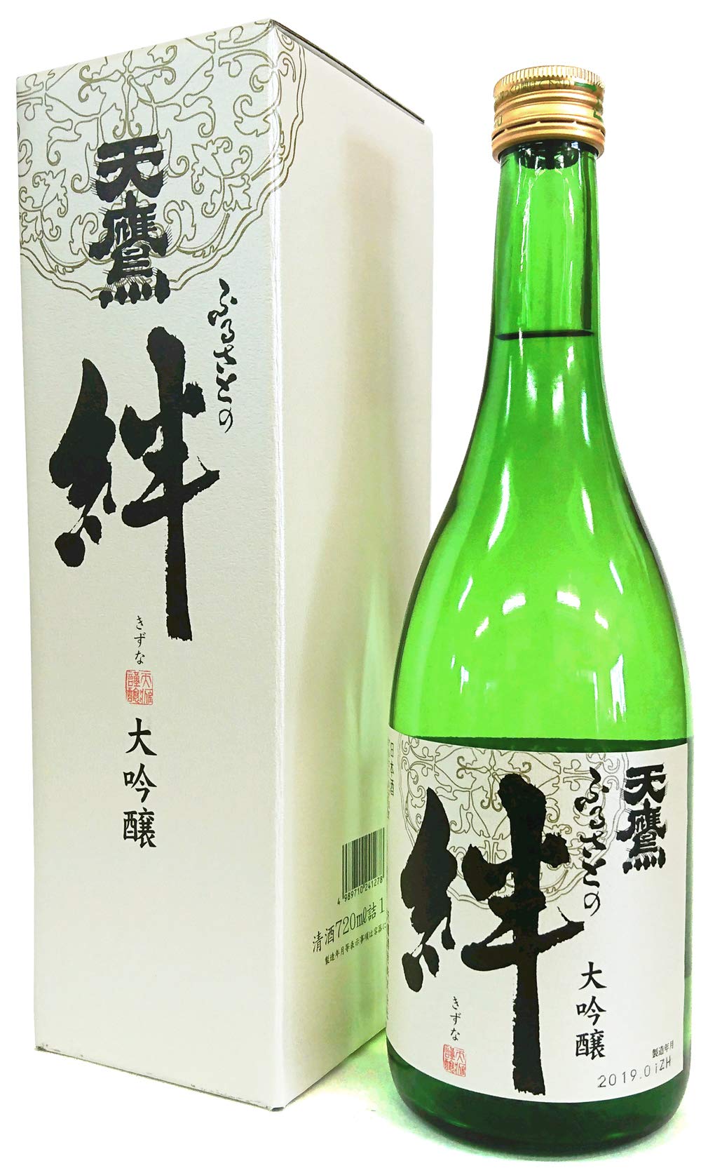 Amazon.co.jp: 天鷹 大吟醸 ふるさとの絆 720ml 箱入り : 食品・飲料・お酒