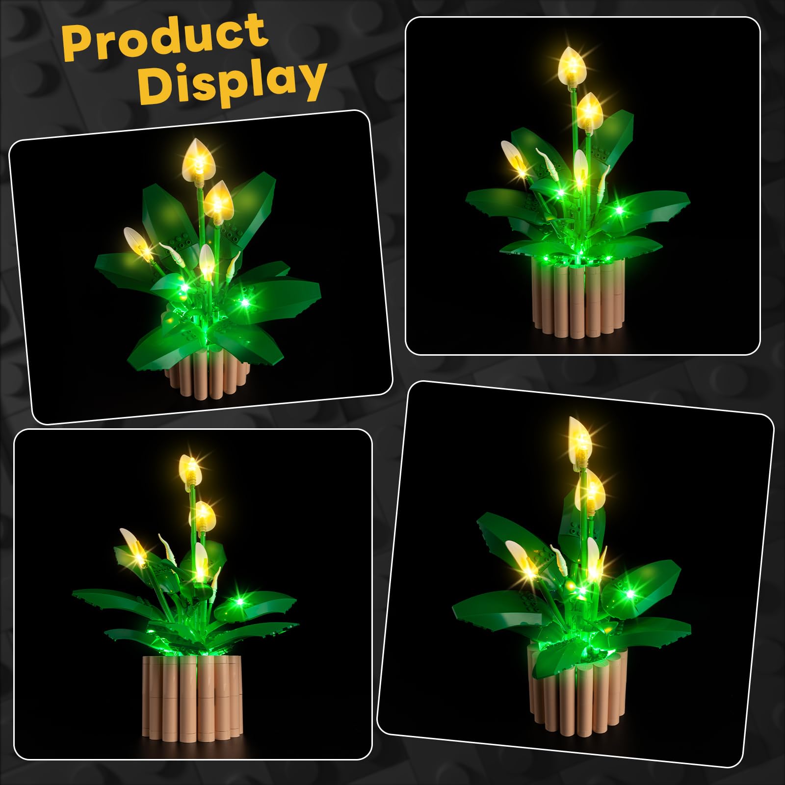 Kyglaring LED Lighting Kit Compatible with Lego Botanicals Peace Lily 11504 Building Blocks - Image 4