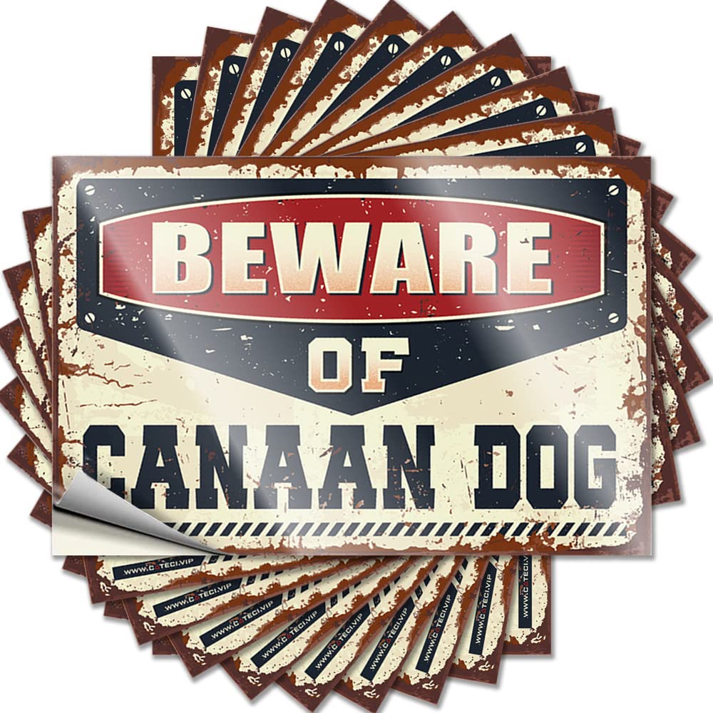 Decal Teen | Coastal Door Beware of Canaan Dog for Beer(8X12CM)