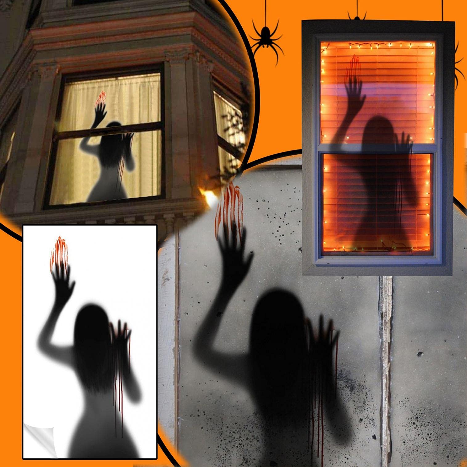 Buy Goosuny Halloween Window Door Decoration Set Halloween Creepy Giant