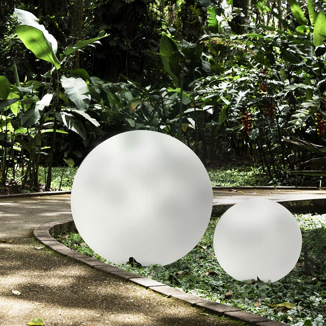 Danieli Sfera Luminosa da Giardino 60cm Made in Italy | Sphere L LED Luce Calda | Luci a LED da Giardino a Forma di Palla da Esterno-Interno |Trasformatore IP20 da 1,1 mt e LED IP67