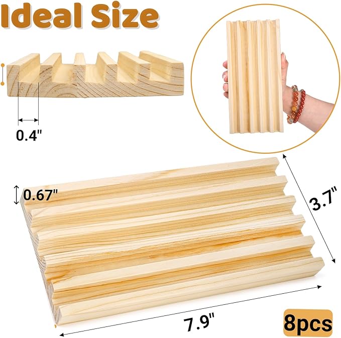 Soporte de Fichas de Dominó de Madera Noamus 8 Unidades miniatura 3