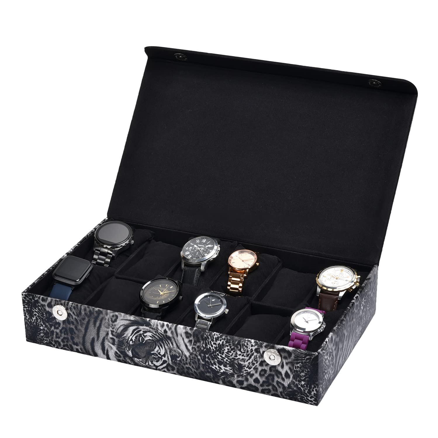 essart Premium 12 Grid Watch Display Case/Jewellery Collection Storage Organiser with Magnetic Closure -WC-12-DB (B09RGYKJW8) Amazon Price History, Amazon Price Tracker