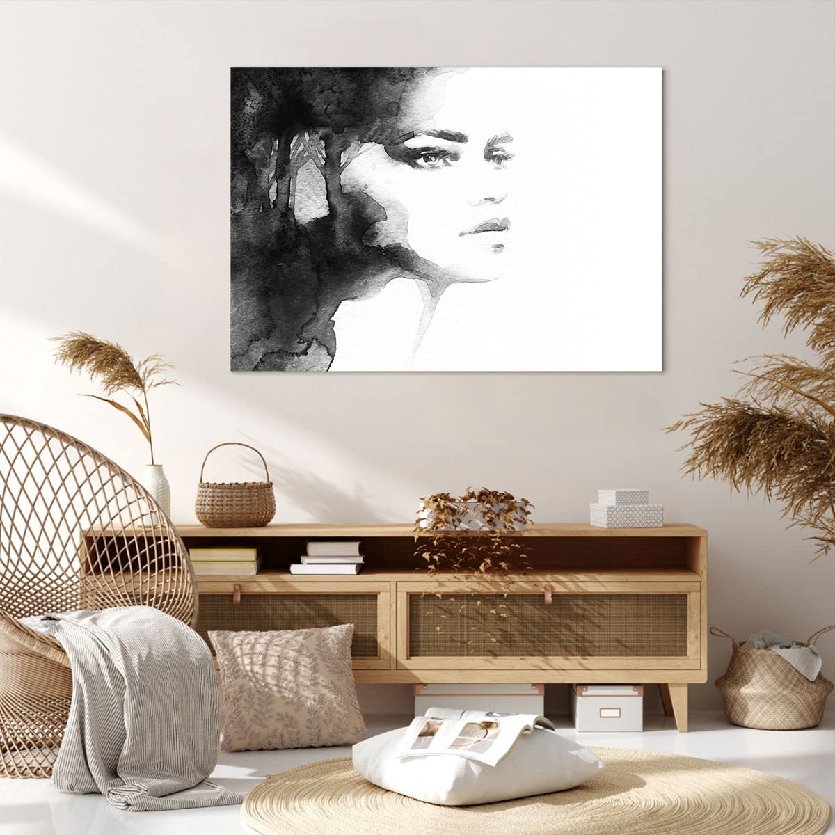 Quadro Su Tela 70x50cm Moderno - Decorazione Murale Per Soggiorno O Camera - Foto 6