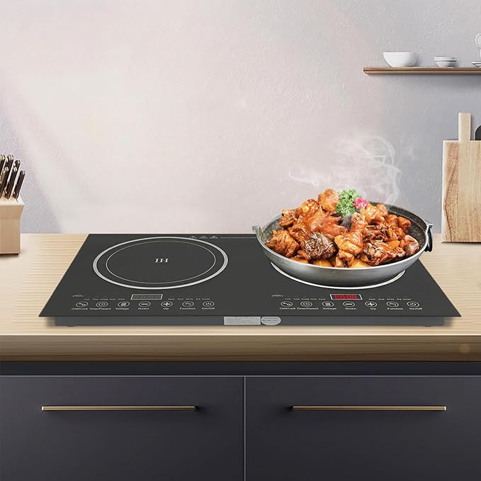 Estufa Eléctrica de 2 Puestos, 68x38 cm, 110V miniatura 8