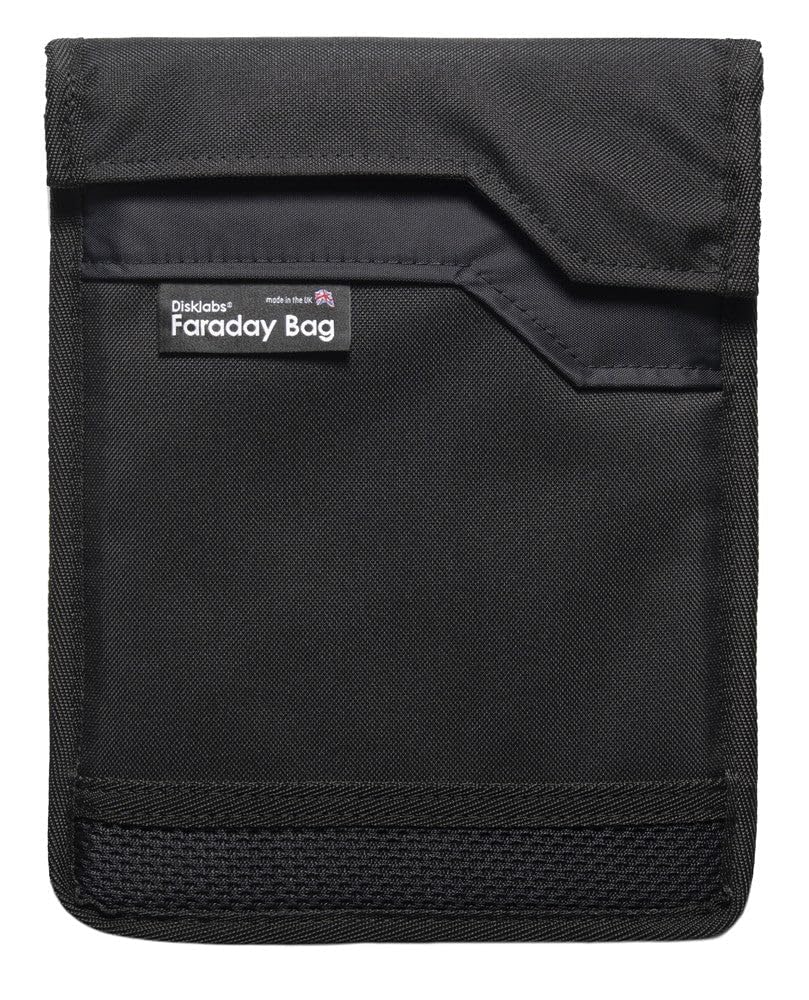 Disklabs Black Faraday Bag Signal Blocker Ts1l Tablet Shield Large 30Cm X 40Cm