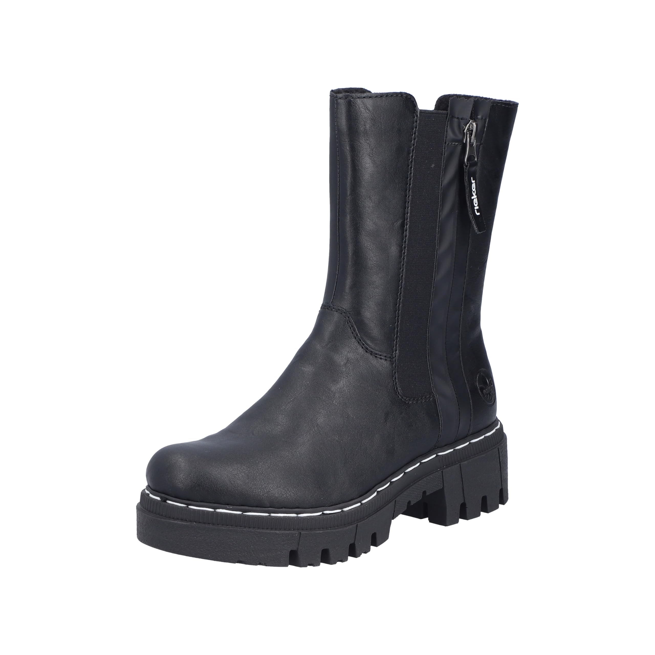 Rieker Women's 74083 Chelsea Boots, Black, 38 EU, black, 5 UK
