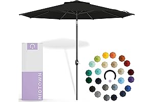Midtown Umbrellas Sunbrella 8FT Outdoor Umbrella