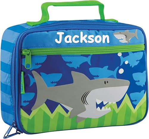 Stephen Joseph Lonchera personalizada con temática de tiburón con nombre
