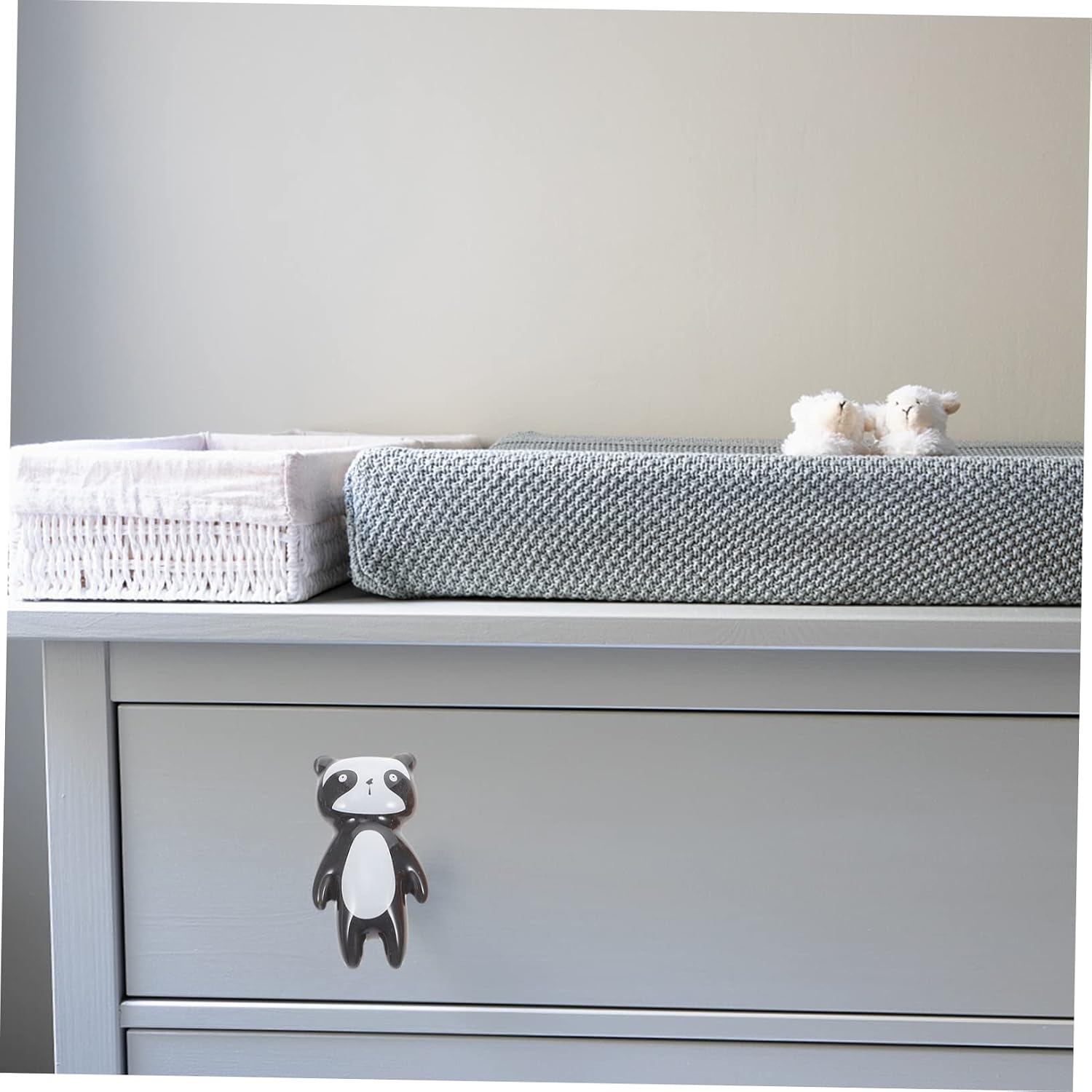 8pcs Cartoon Animal Drawer Knobs Cute Ceramic Cabinet Handles for Rooms Featuring Fox and Lion Designs for Dressers
