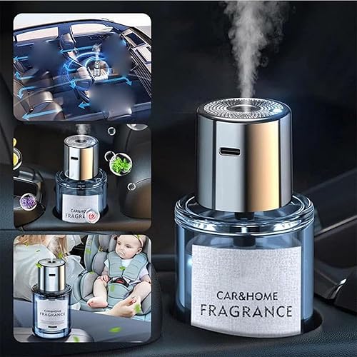 Miniatura 3 de Ambientador atomizado ultrasónico inteligente para automóvil, ajuste de 5 engranajes y encendido y apagado automático, difusor de ambientadores