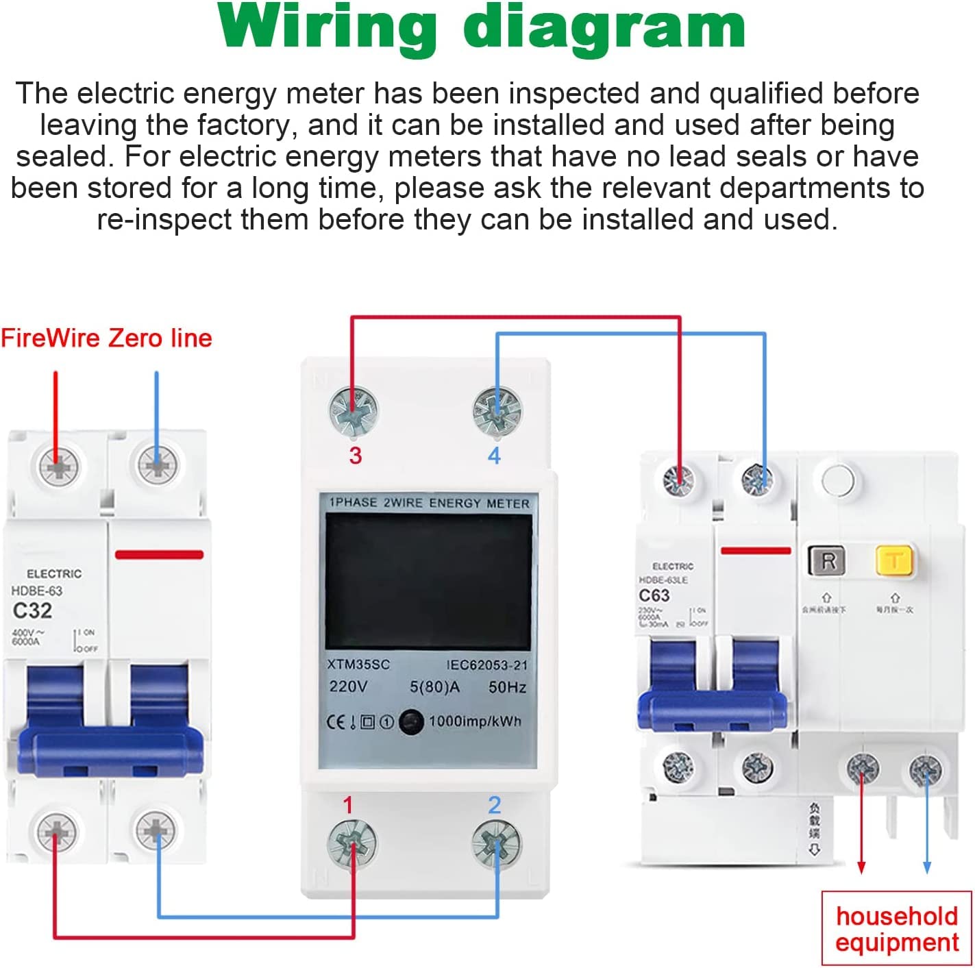 Contatore Energia Elettrica Trifase Multitariffa ORNO WE-517 - Certificato MID