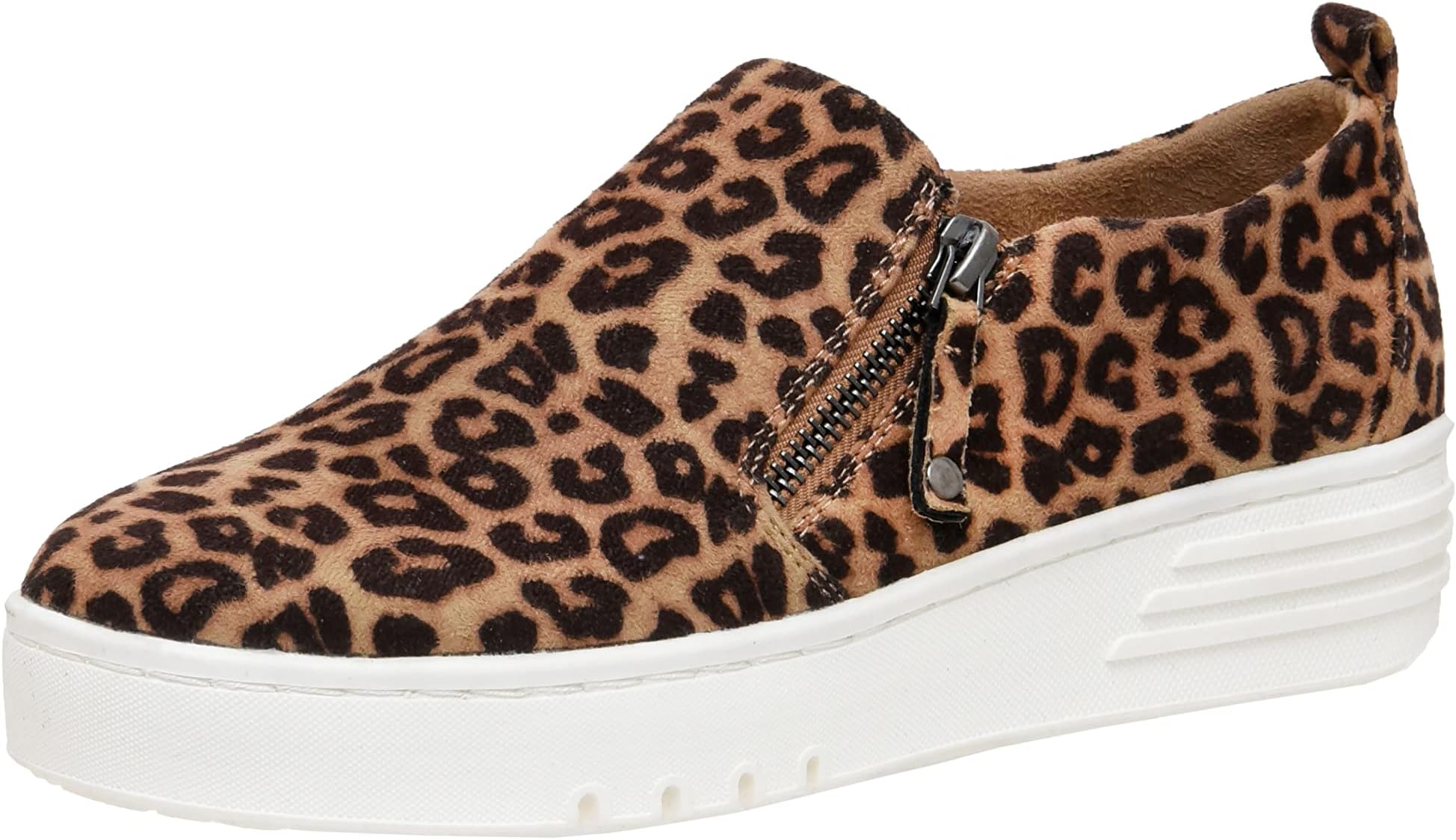 CUSHIONAIRE Women's Nissa Casual Zipper Slip on with +Memory Foam & Wide Widths Available