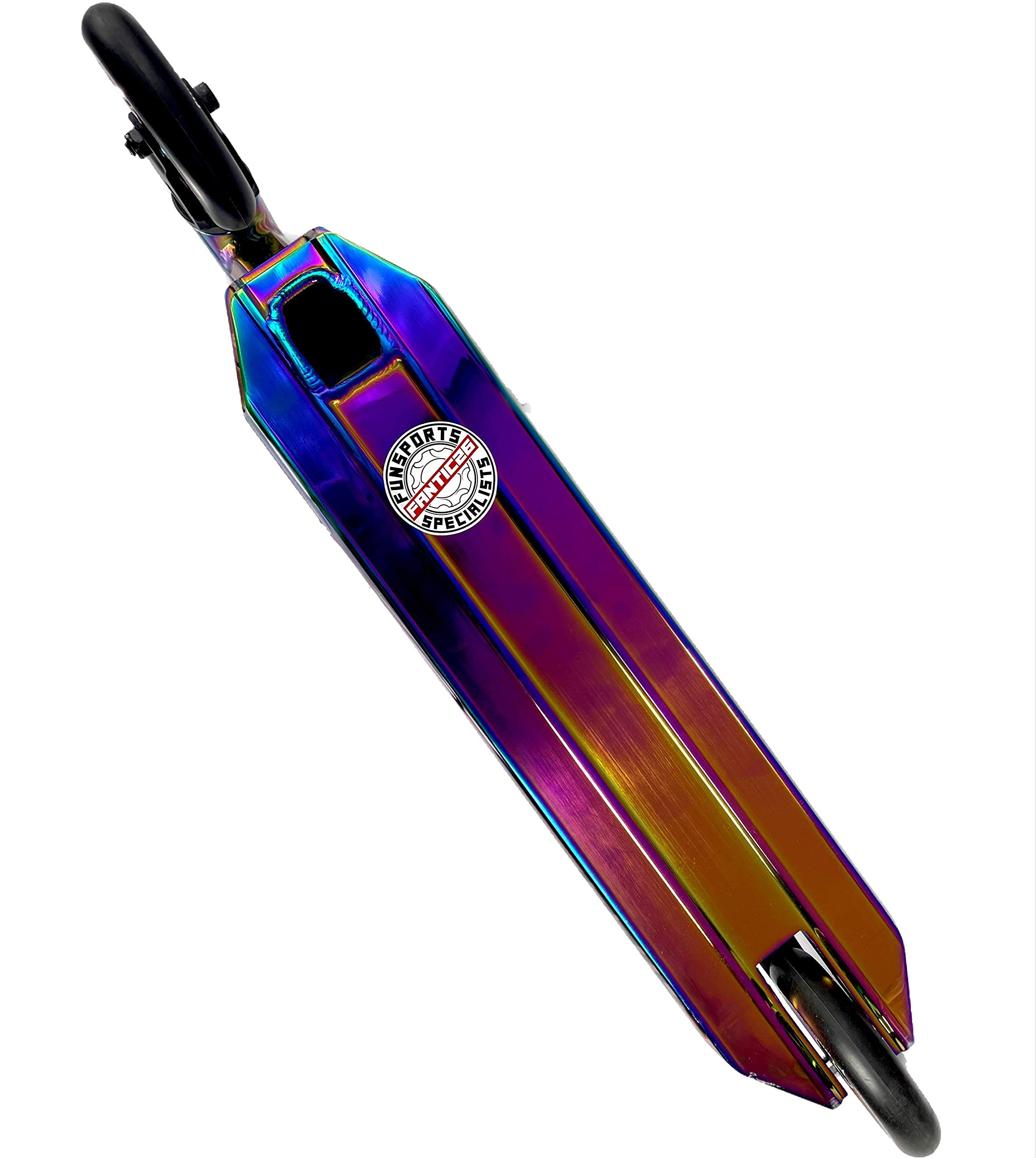 Chilli Pro Scooter Stunt Scooter H = 82 cm Trick Tret Roller + Fantic26 Sticker (Rocky Rainbow Neochrome)