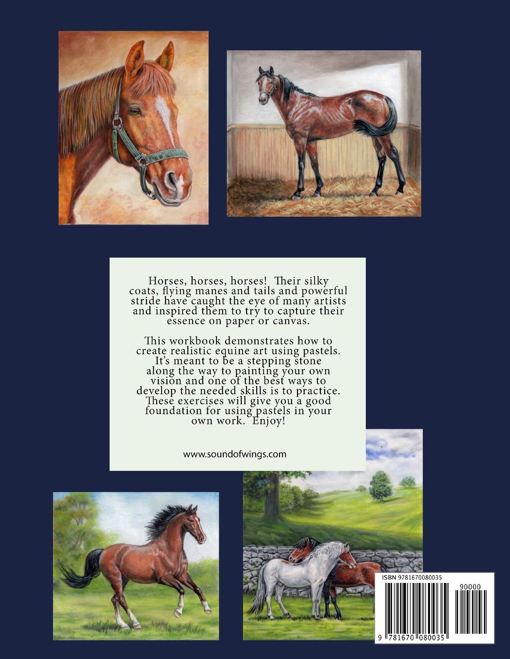 Painting Horses in Pastels Workbook: Demonstrations with Pastel Pencils and Pan Pastels