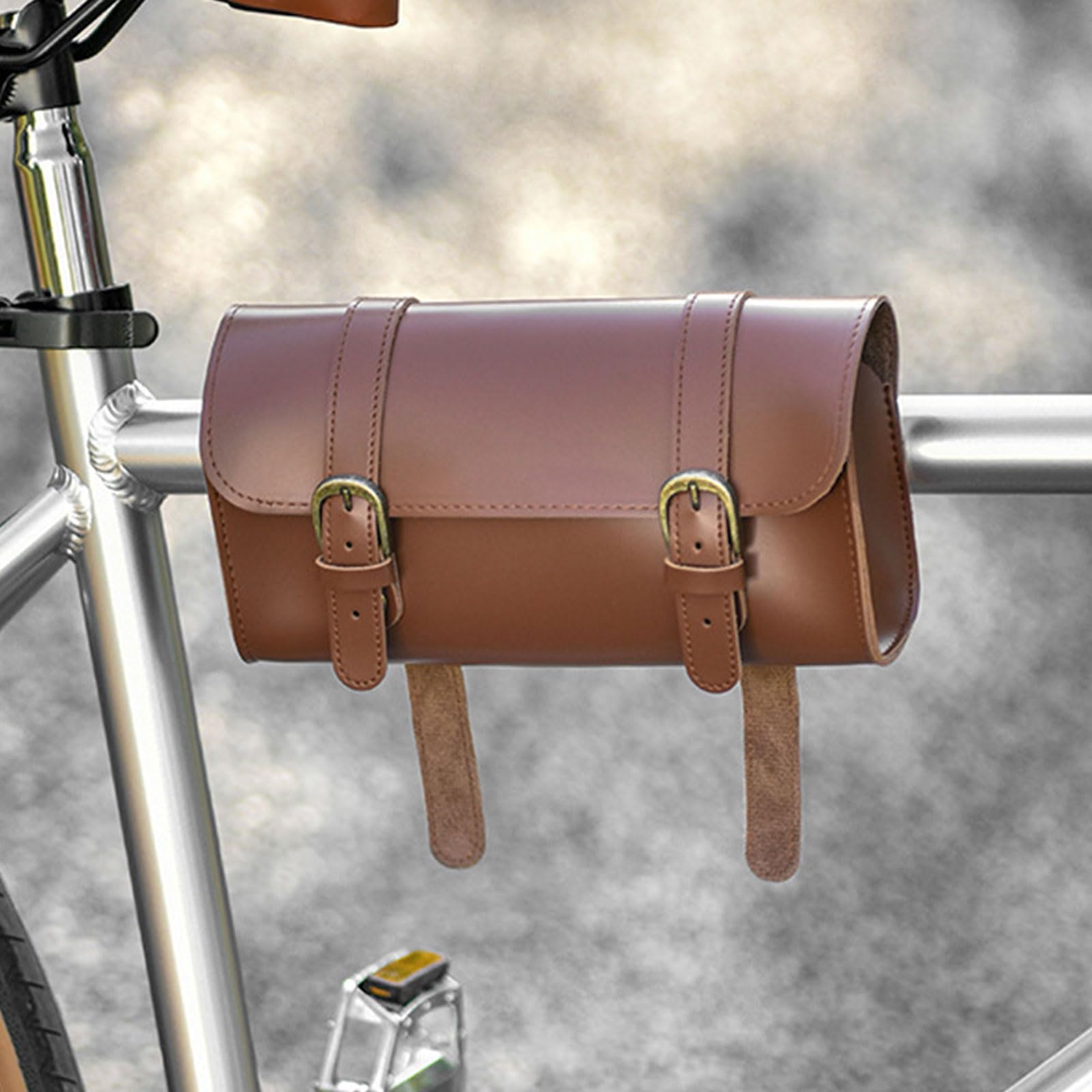 SPECIALITES TA 1950s～1960s フロントバッグ 難あり Amazon.co.jp: ヴィンテージ自転車フロントバッグレザーバイクポーチ