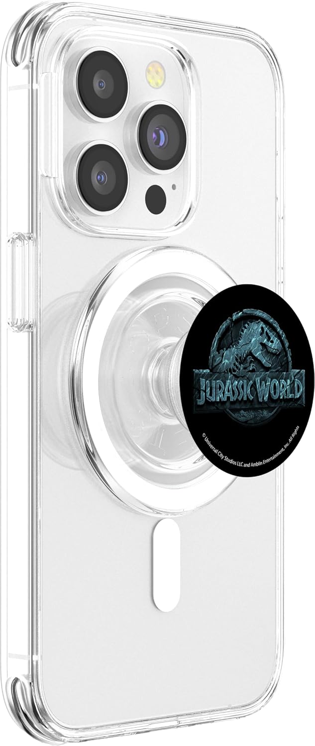 Jurassic World: Fallen Kingdom Deep Sea Logo PopSockets MagSafe PopGrip for iPhone