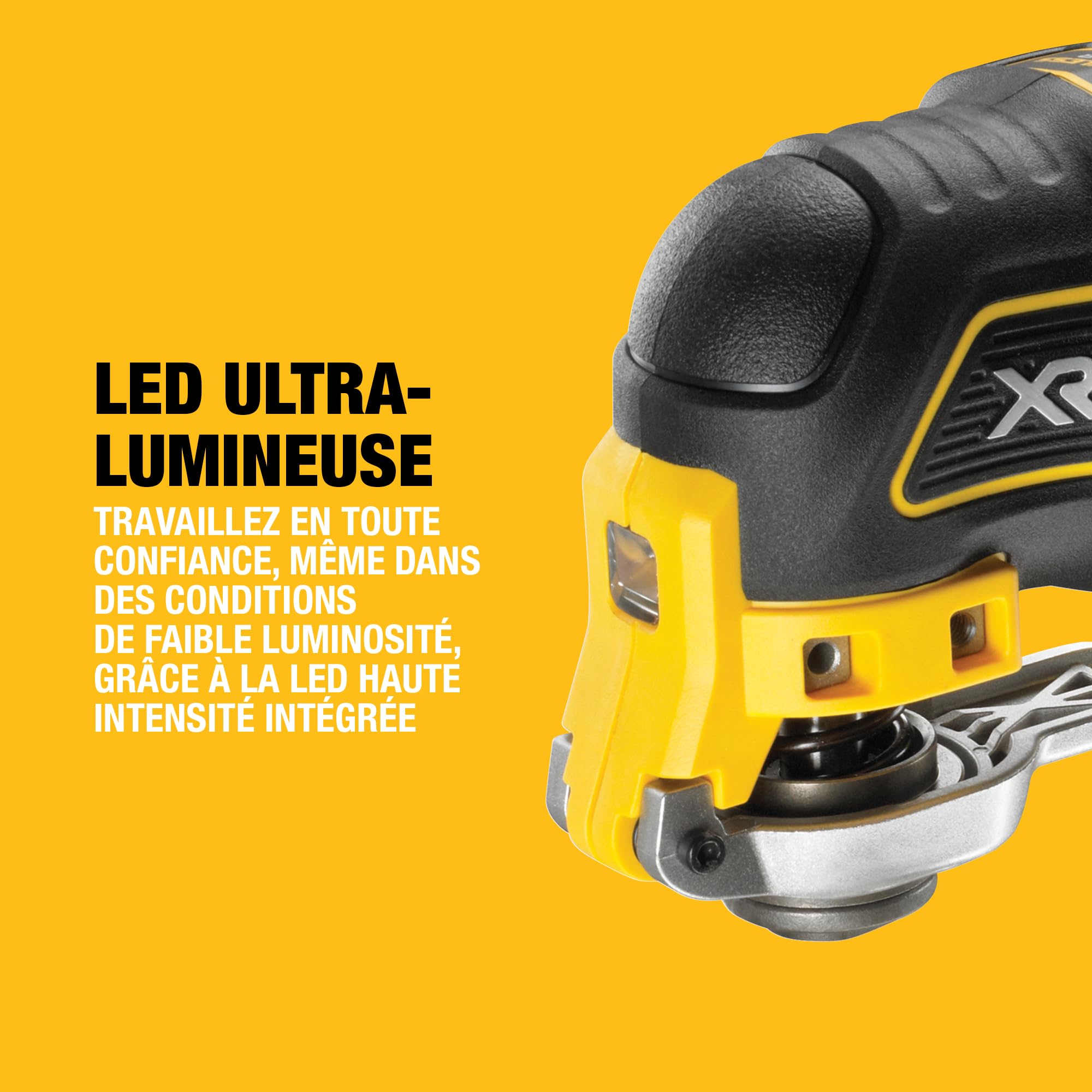 DEWALT Outil oscillant sans balais 18 V XR, seul outil dans le T-STAK, DCS355NT-XJ