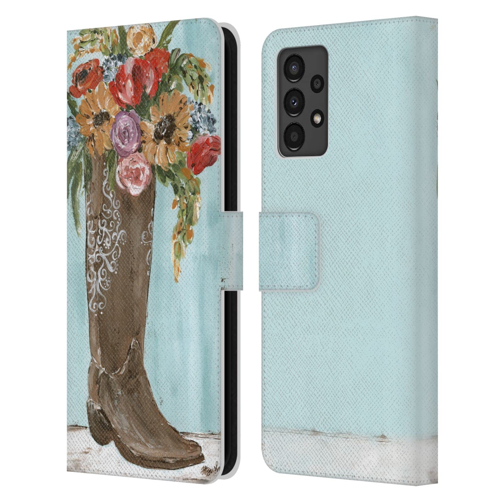 Carcasa Samsung Galaxy A13 2022 tipo libro funda cuero Haley Bush 7