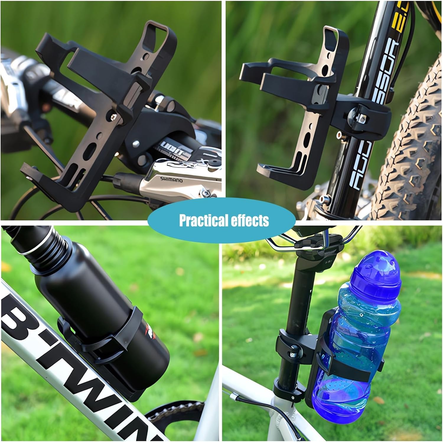 Porte-bidon De Vélo – Support Cage à Bouteille, Universel, Vélo Route/VTT, Neuf