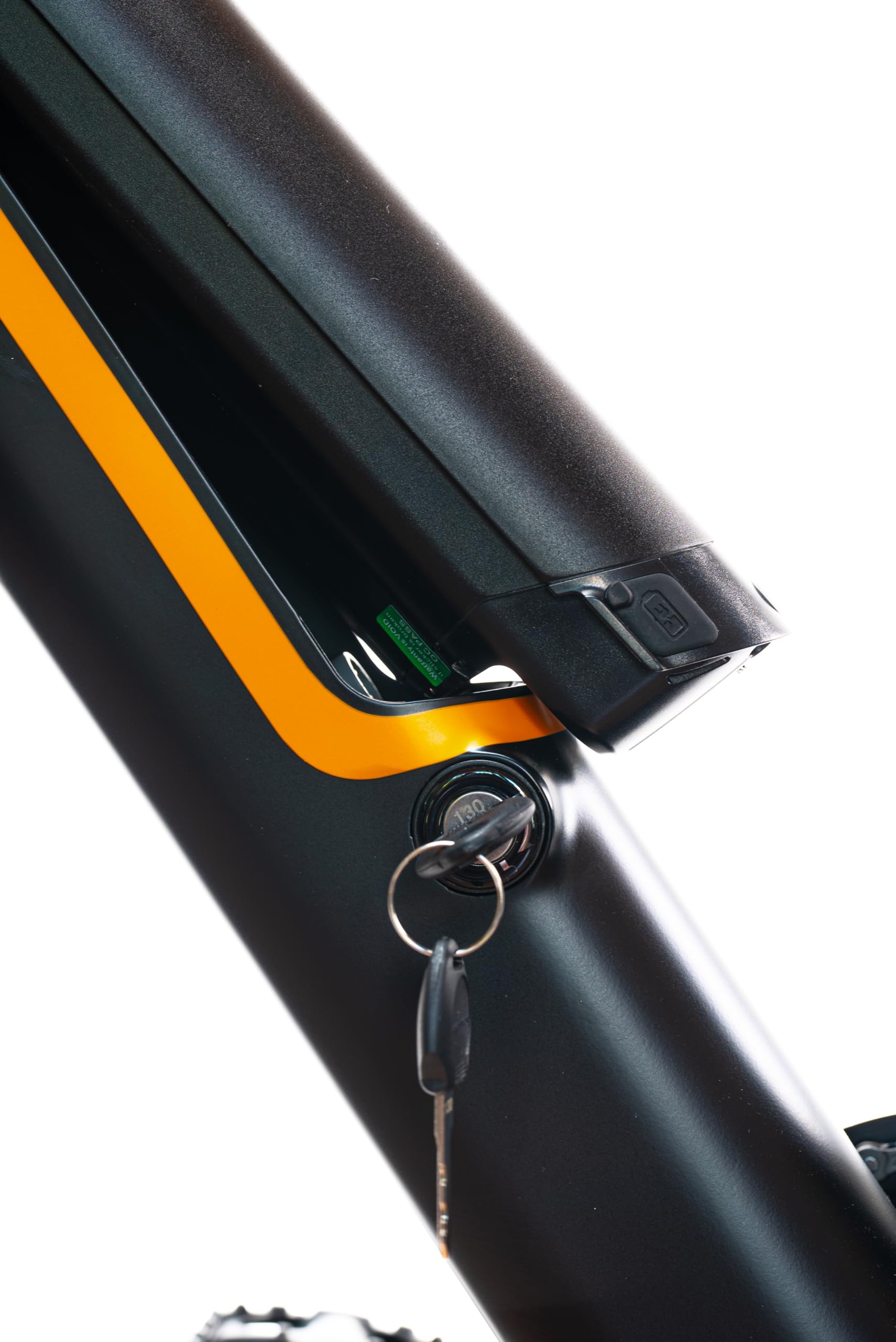 Rockblazer 25 BlackOrange E-Bike, Bicicleta eléctrica, Motor de 250W, Hasta 25 km/h, Batería extraíble 36V 10,4Ah, Autonomía hasta 90 km, Cambio de 8 velocidades, Ruedas de 29'' con frenos de disco