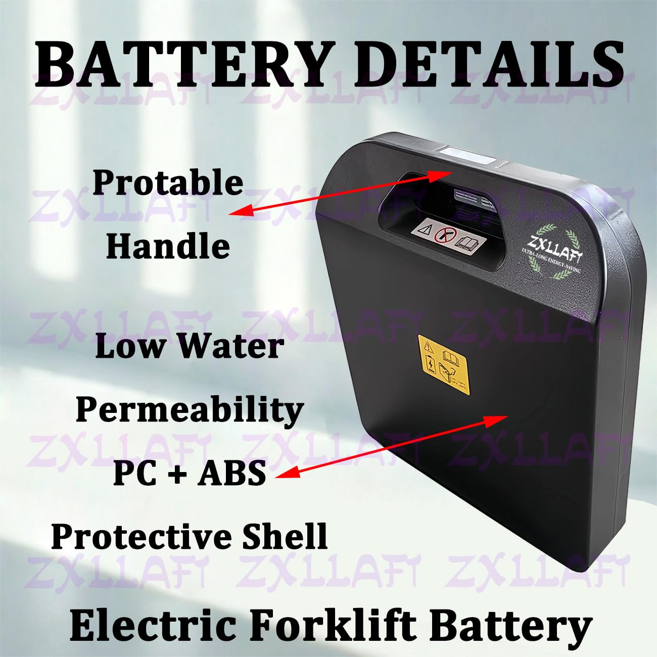 25,6 V Batteria Carrello elevatore Elettrico 48 V Batteria al Litio per transpallet Elettrico PWB15 Batterie LiFePO4 per PWB20 sollevatori telescopici PWB30