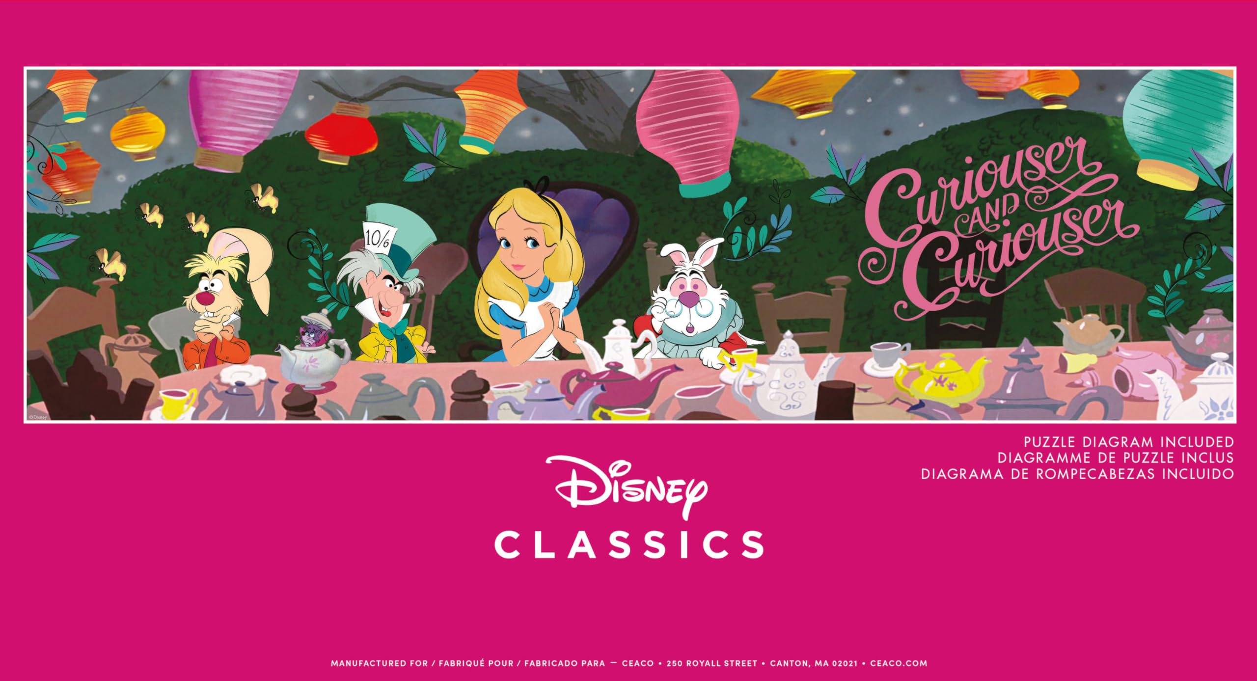 Amazon.com: Ceaco - Panoramic Series - Disney - Alice in