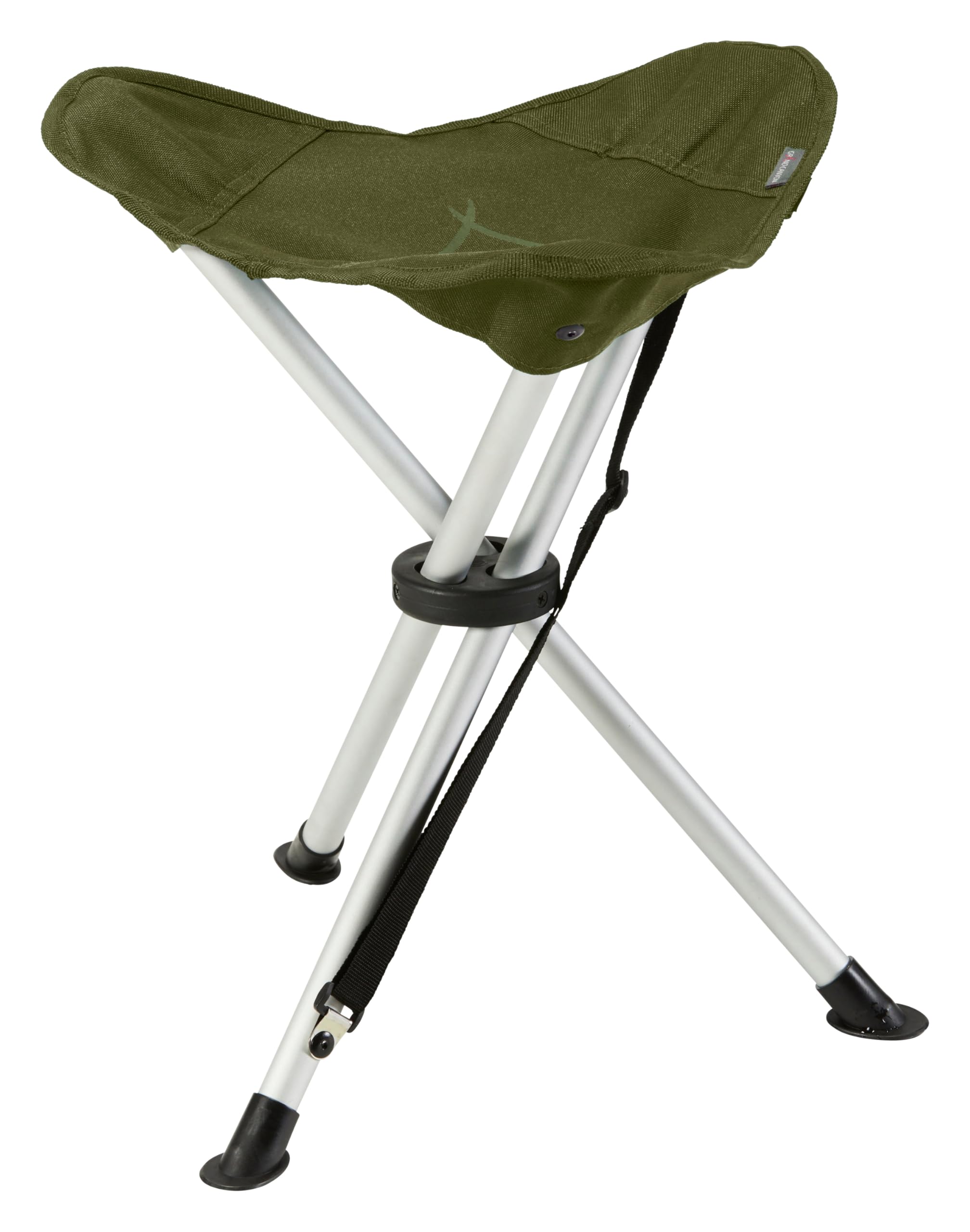 GRAND CANYON SUPAI Ultralight Tripod Stool for Outdoor & Camping/Aluminium Frame & Oxford Seat / 100 kg Load/Compact & Foldable/Includes Carry Strap & Pack Bag