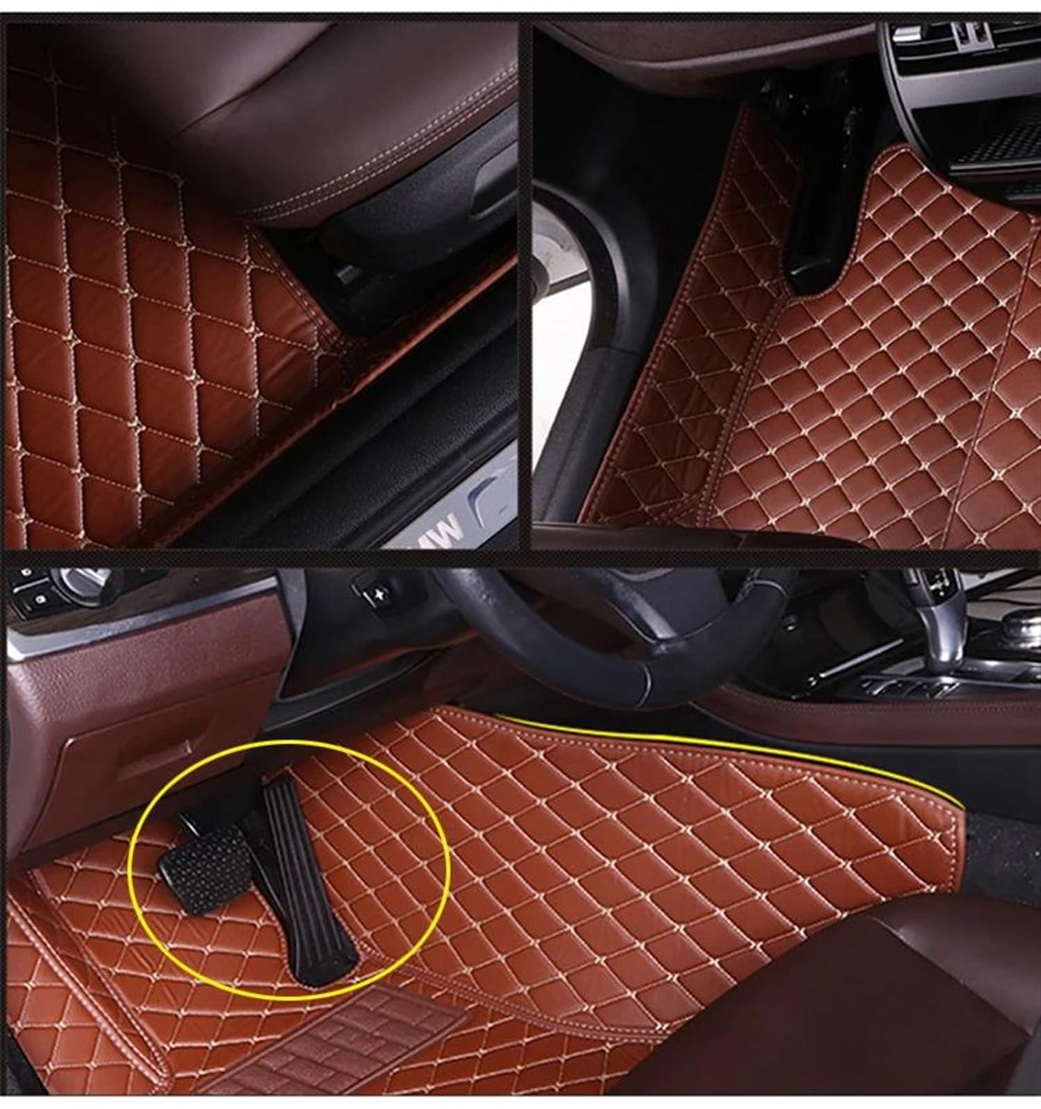 KJHOPY Türnutmatte Für Hyundai Santa Fe 2024 - 18tlg Set