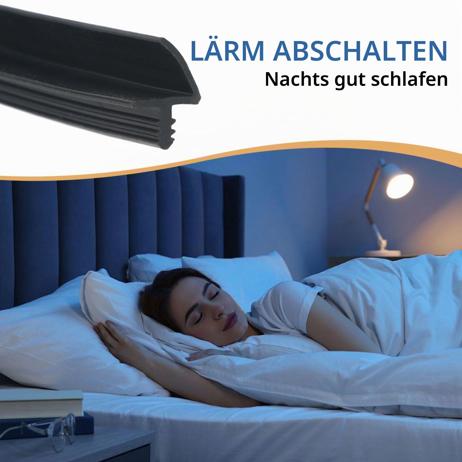 Zimmertürdichtung,CEIEVER Dichtungsband für Türen Fenster 10M/25M Türdichtung für 3mm Nut und 11mm Falz Türwetter-Stripping Türdichtungen für Türrahmenfenster Schalldämmung (Schwarz, 25M)