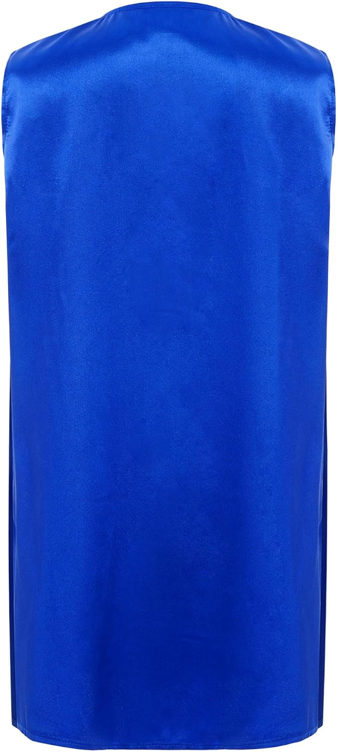 Linjinx Kids Boys Sides Split Sequins Satin Praise Dance Tunic Tops Worship Robe for Halloween Festive Party Performance