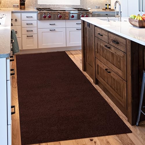 Outdoor/Indoor 2ft x 6ft Runner Rug, Hallway Custom Sizes Non-Slip Rubber Backing Area Runner Rugs Waterproof Carpet Rugs for Kitchen Entryway Balcony Garage Stair Laundry