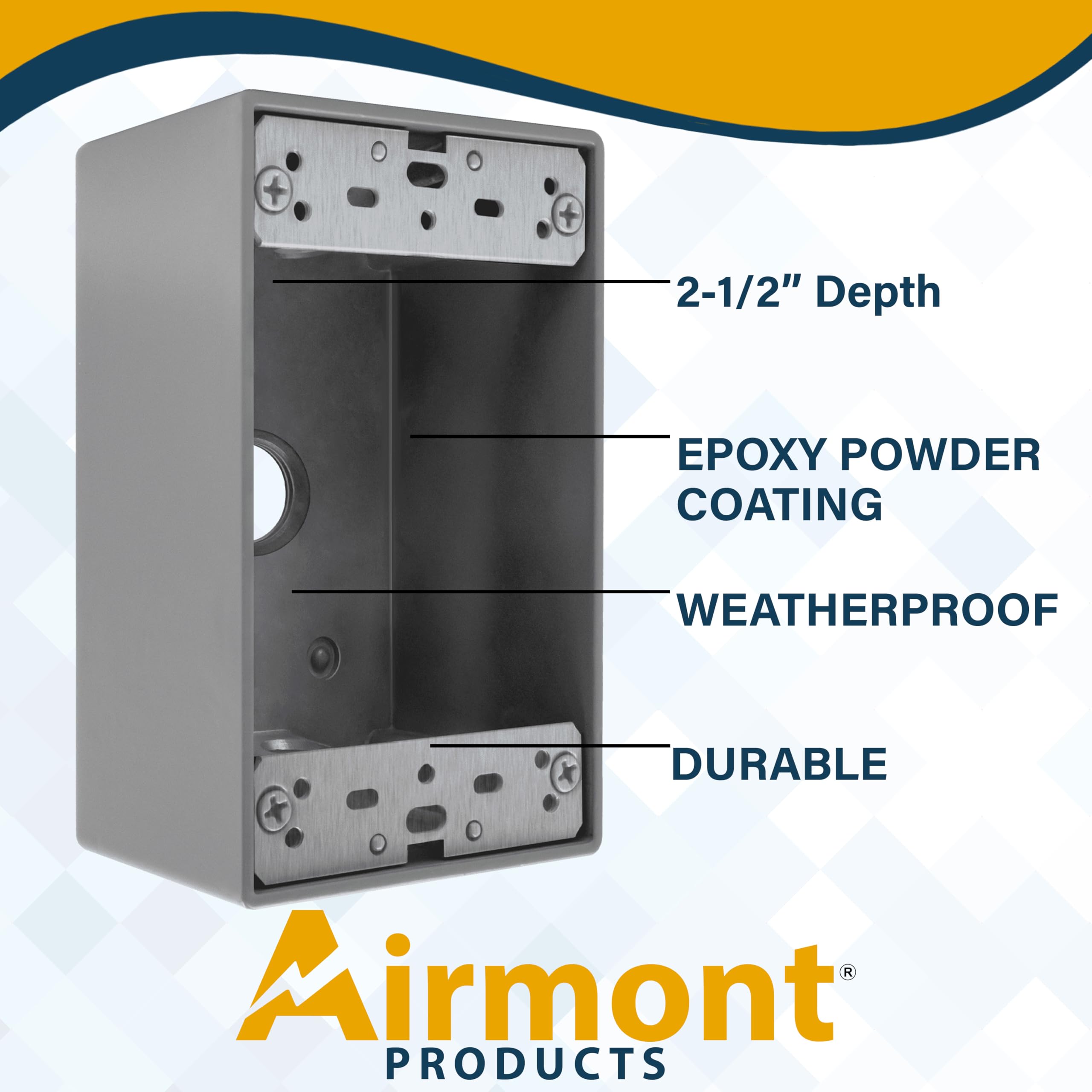 Weatherproof Outdoor Electrical Box - Metal & UL Listed -4 Weatherproof Outdoor Electrical Box - Metal & UL Listed -4