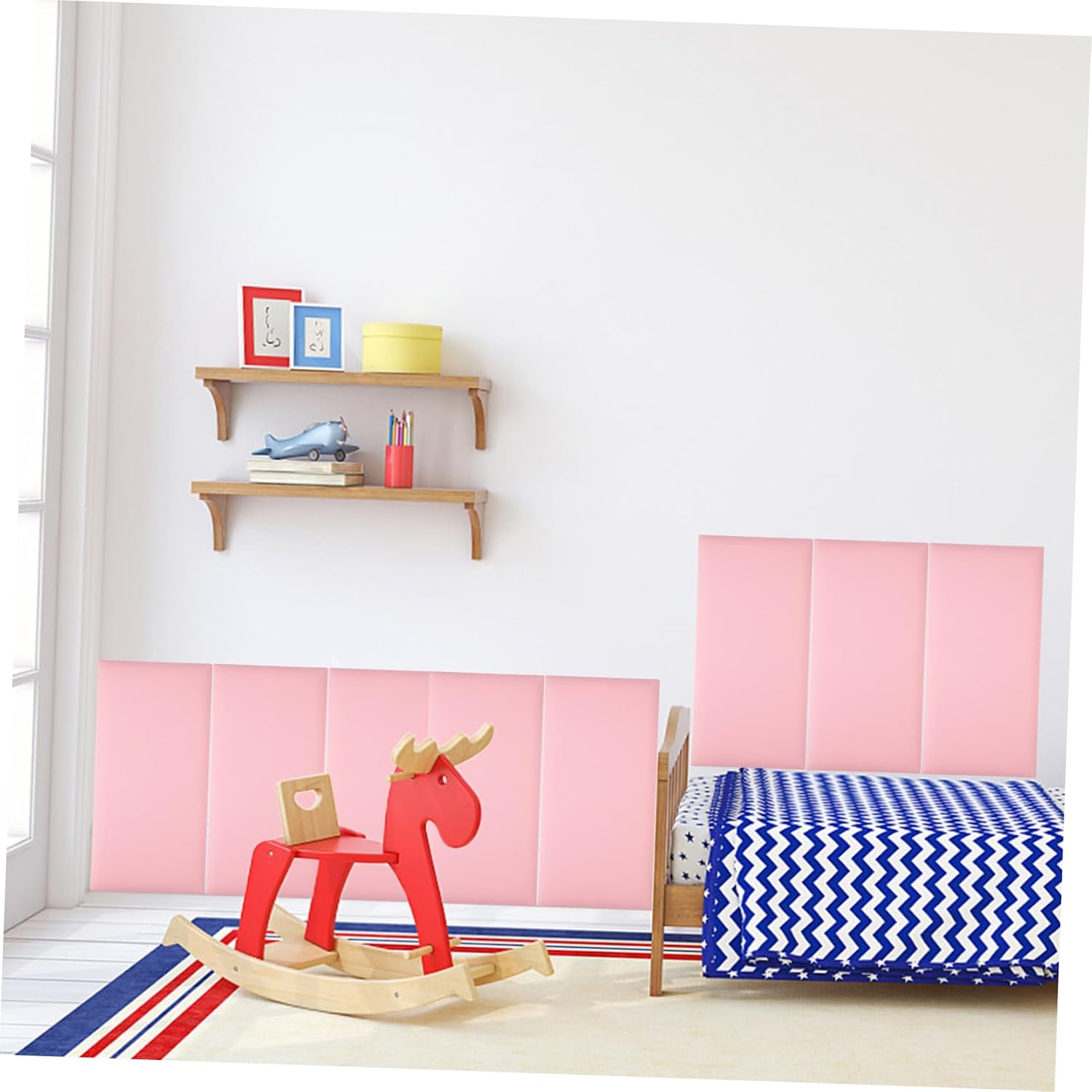 Baby Wall Bumper Sticker Soft PVC Protection Pad for Nursery
