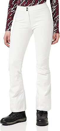 CMP Pantalones Softshell Ajustables, Mujeres, Color Blanco, 52