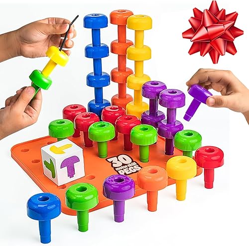 Miniatura 9 de Rompecabezas con estacas 38 piezas