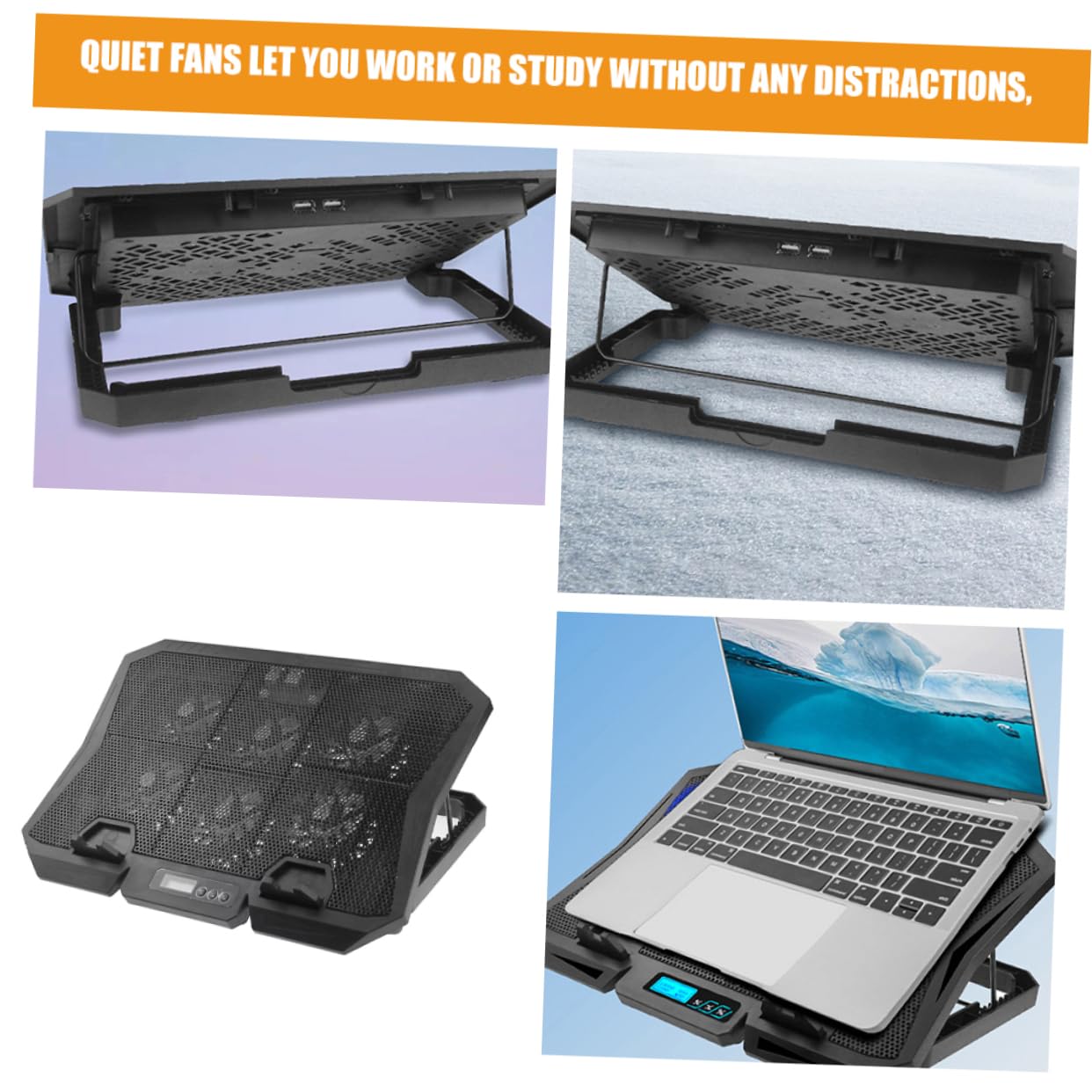 Base Raffreddamento Per Laptop Ventole Silenziose Per Pc Per Design Portatile e
