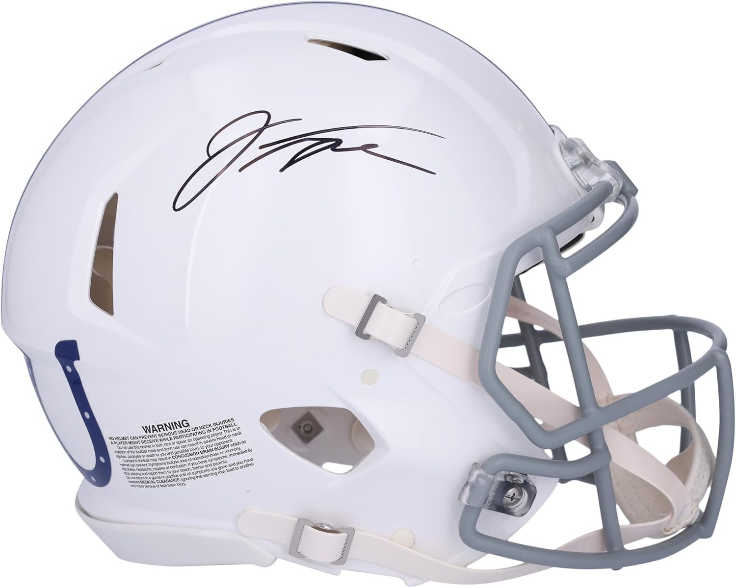 Jonathan Taylor Indianapolis Colts Autographed 2021 Throwback Speed Authentic Helmet - Autographed NFL Helmets