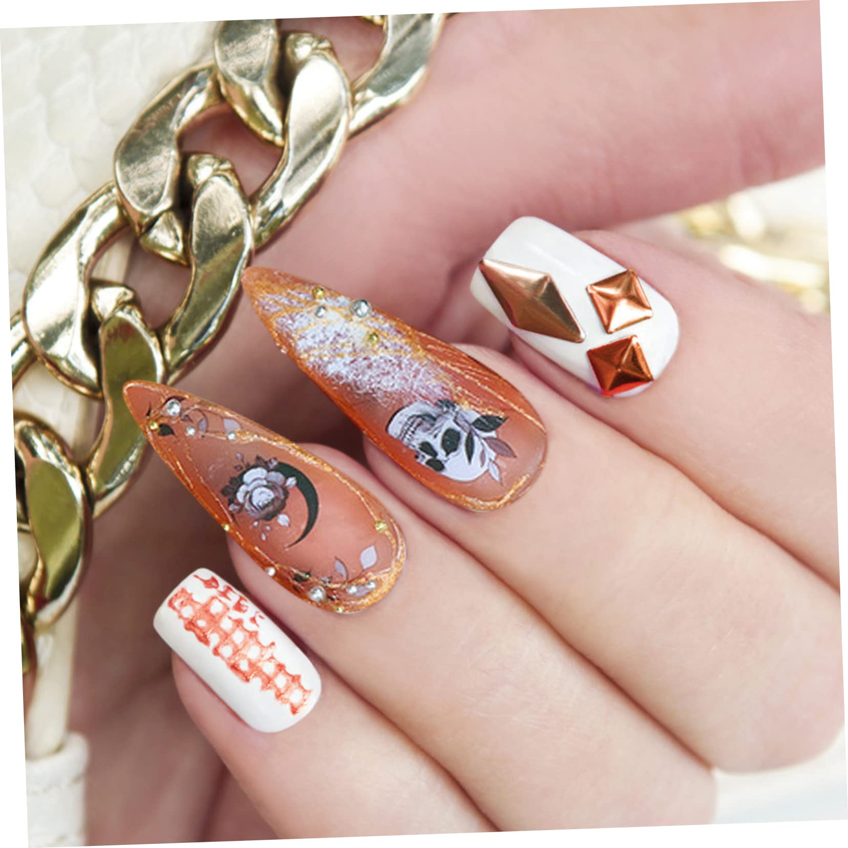 Healvian 50fogli Nail Art Stickers Fiori Eleganti Da Adesivi Per Unghie Autoadesivi Per Decorazioni Manicure Design Creativo Per Unghie e Artistiche Perfetti Per Doni e Decorazioni
