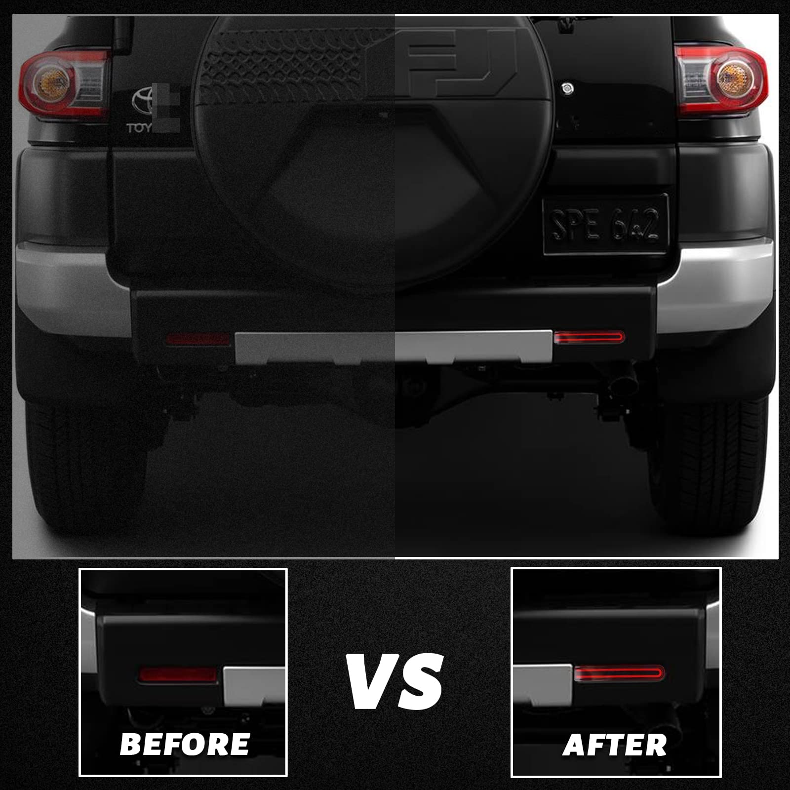 LED Car Daytime Running Light DRL Fog Lamp Assembly Cover Turn Signal For Toyota Land Cruiser Prado 2018 2019 2020 - 34 - View #2