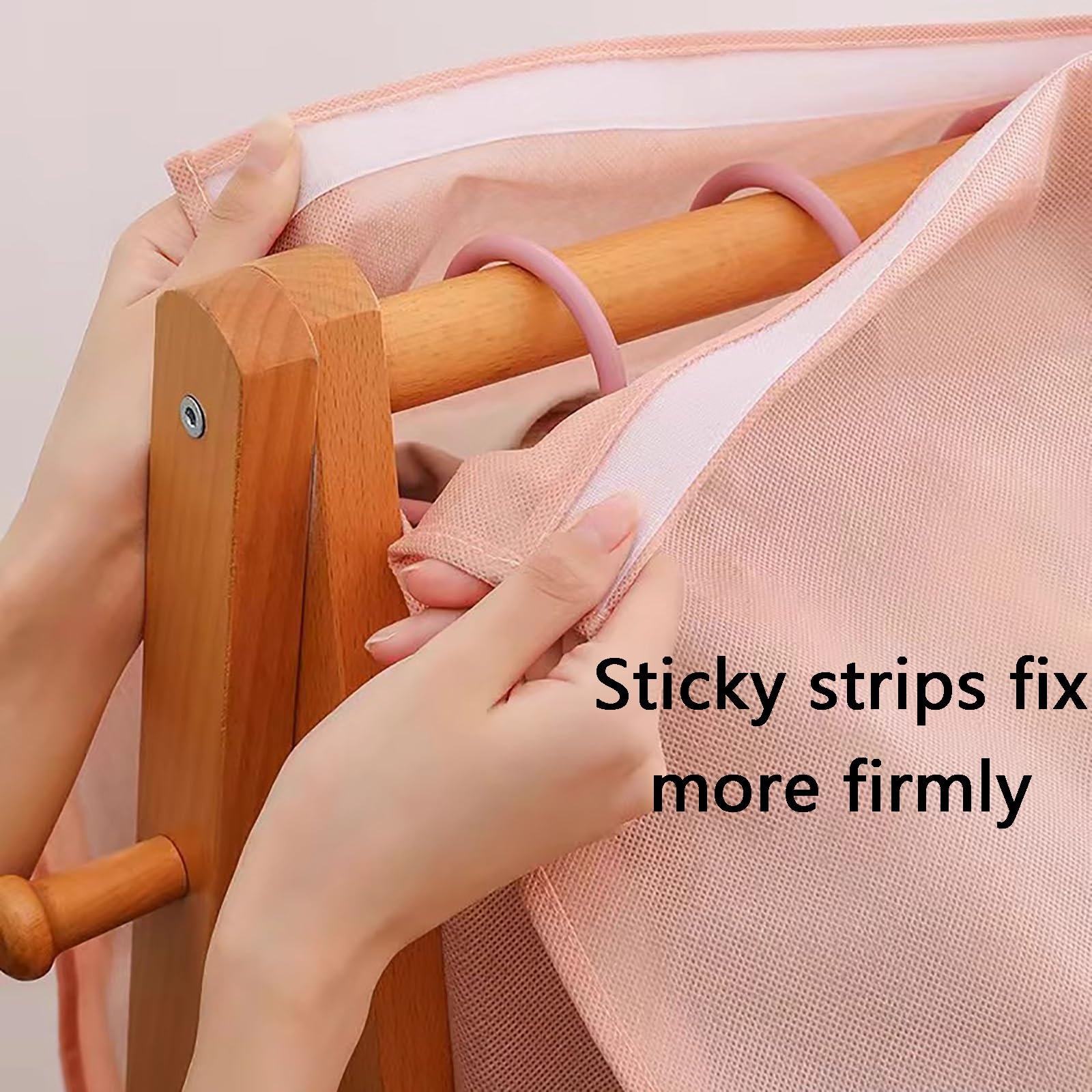 Housses à vêtements, Housse de suspension non tissée entièrement fermée, grande capacité, avec fenêtre transparente et 3 fermetures éclair