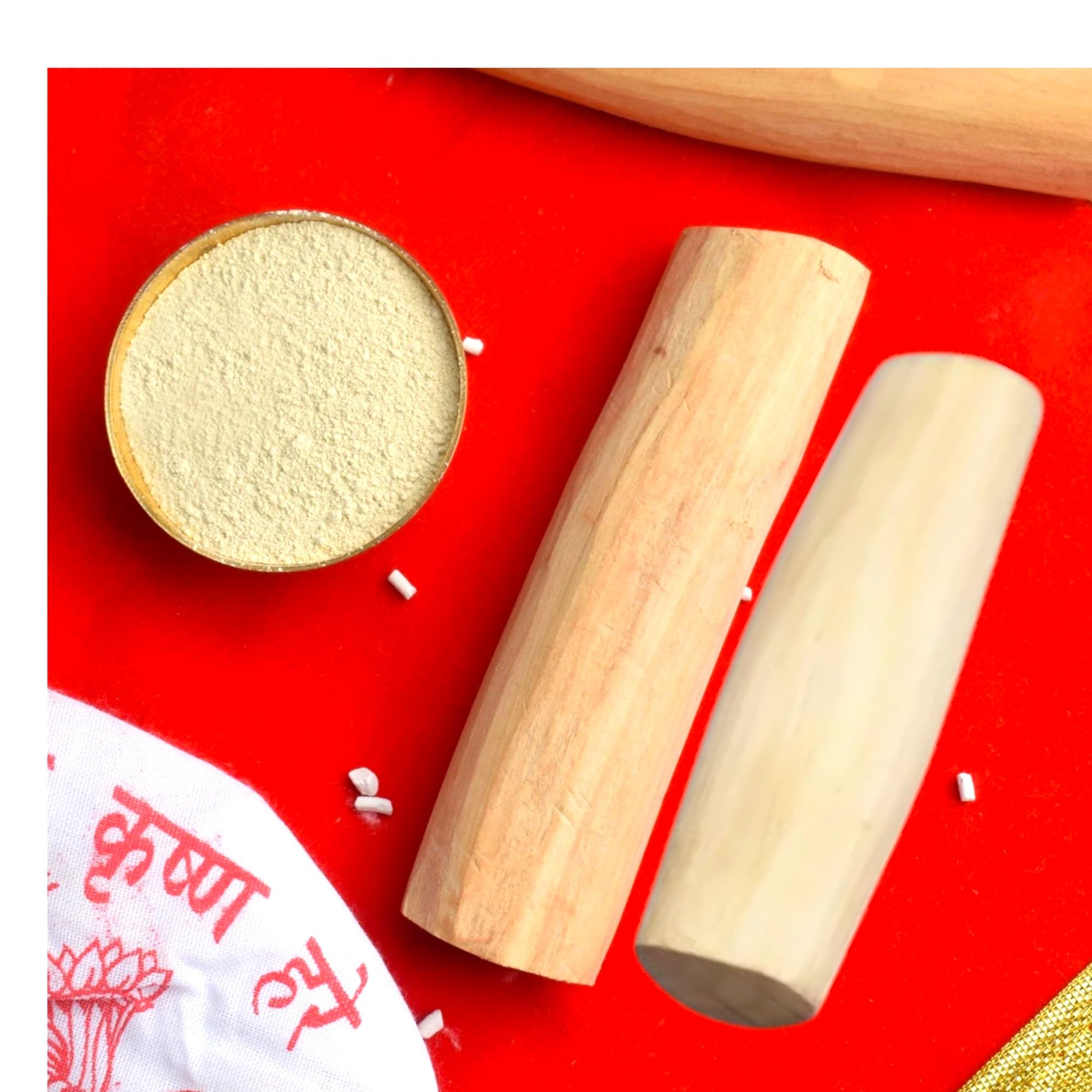sheeravi enterprises SHEERAVI Pure Quality Sandalwood Stick Natural Chandan Sticks Chandan Lakdi for Religious Usage and Healing Purpose110-120 Grams (Pack of 2)-picture-15