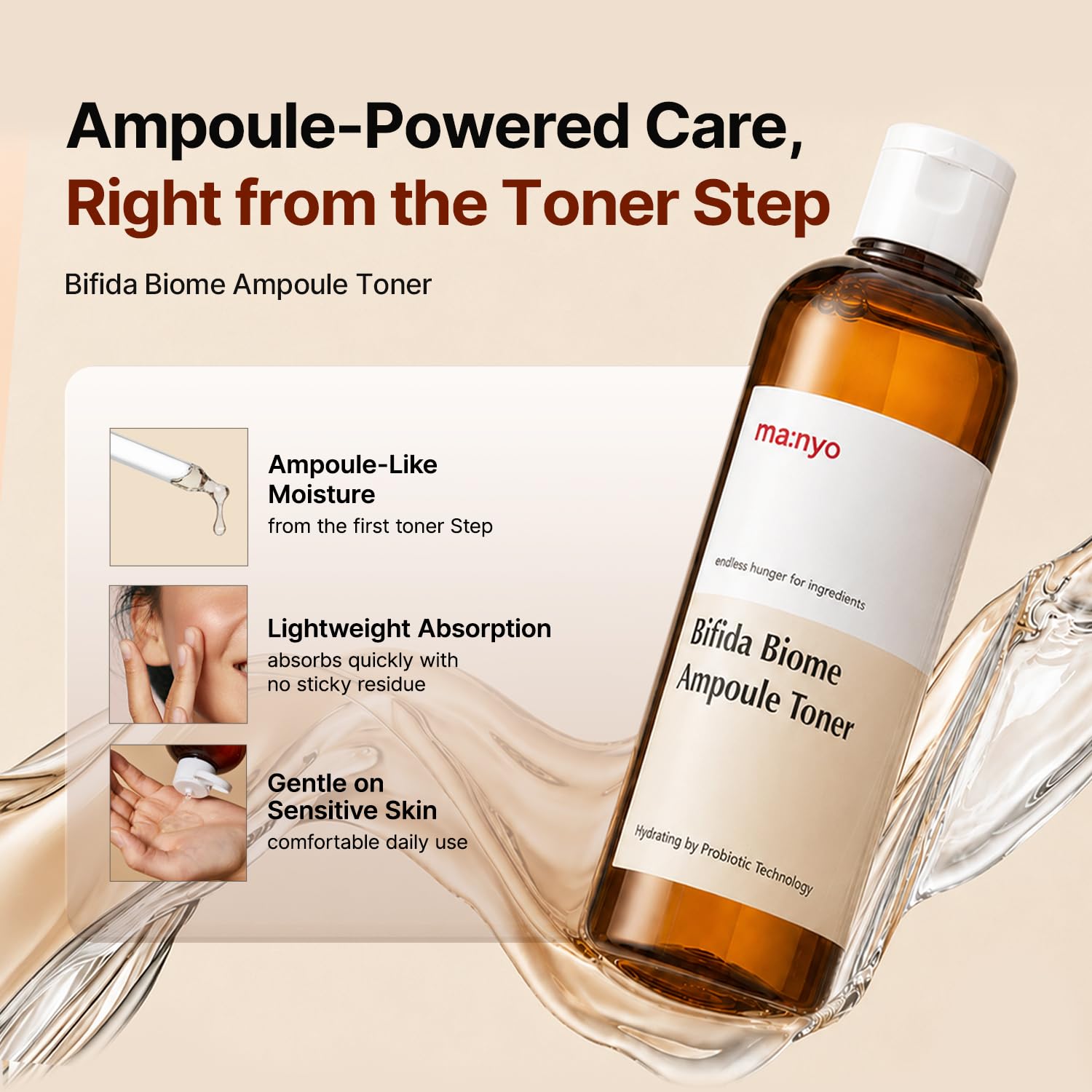 ma:nyo Bifida Biome Ampoule Toner 400ml Bifida İçeren Ampul Tonik