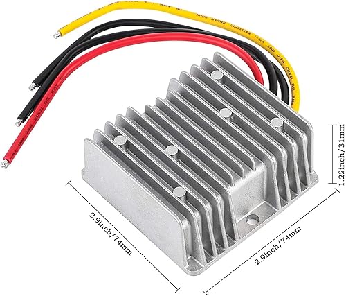 Miniatura 6 de Protooma Convertidor de voltaje CC - Regulador convertidor Boost Buck reductor 8V-40V de aumento y reducción a 12V 6A 72W para carrito de golf,