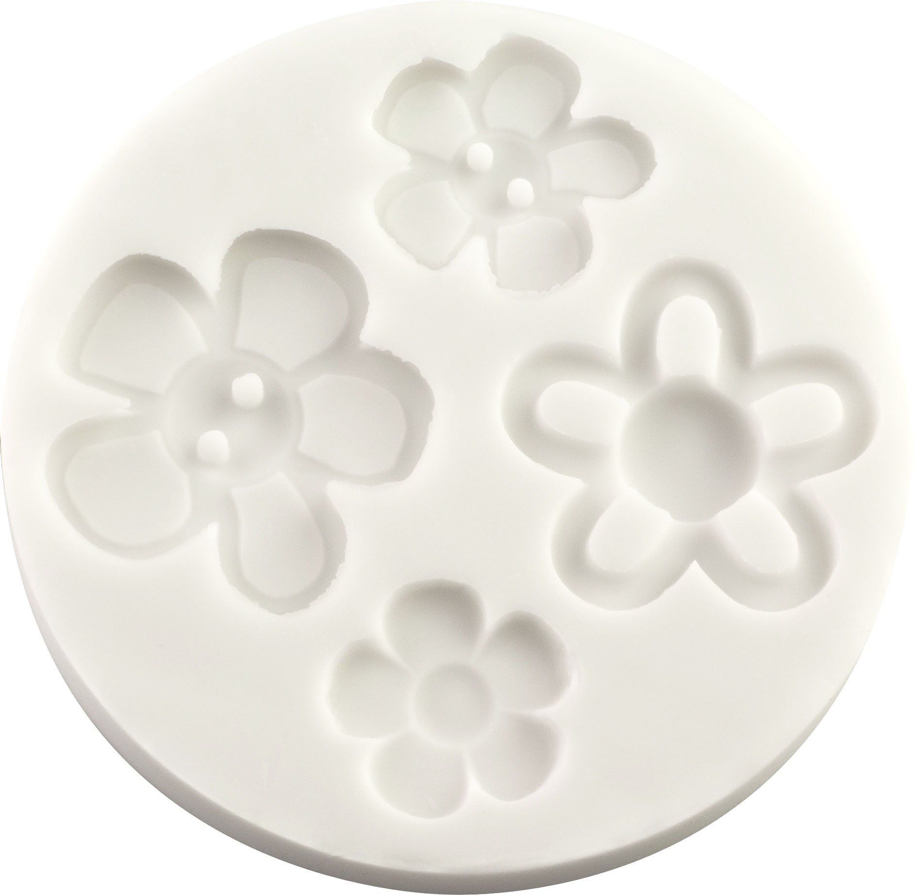 FPC 'Flower Buttons' Silicone Mould