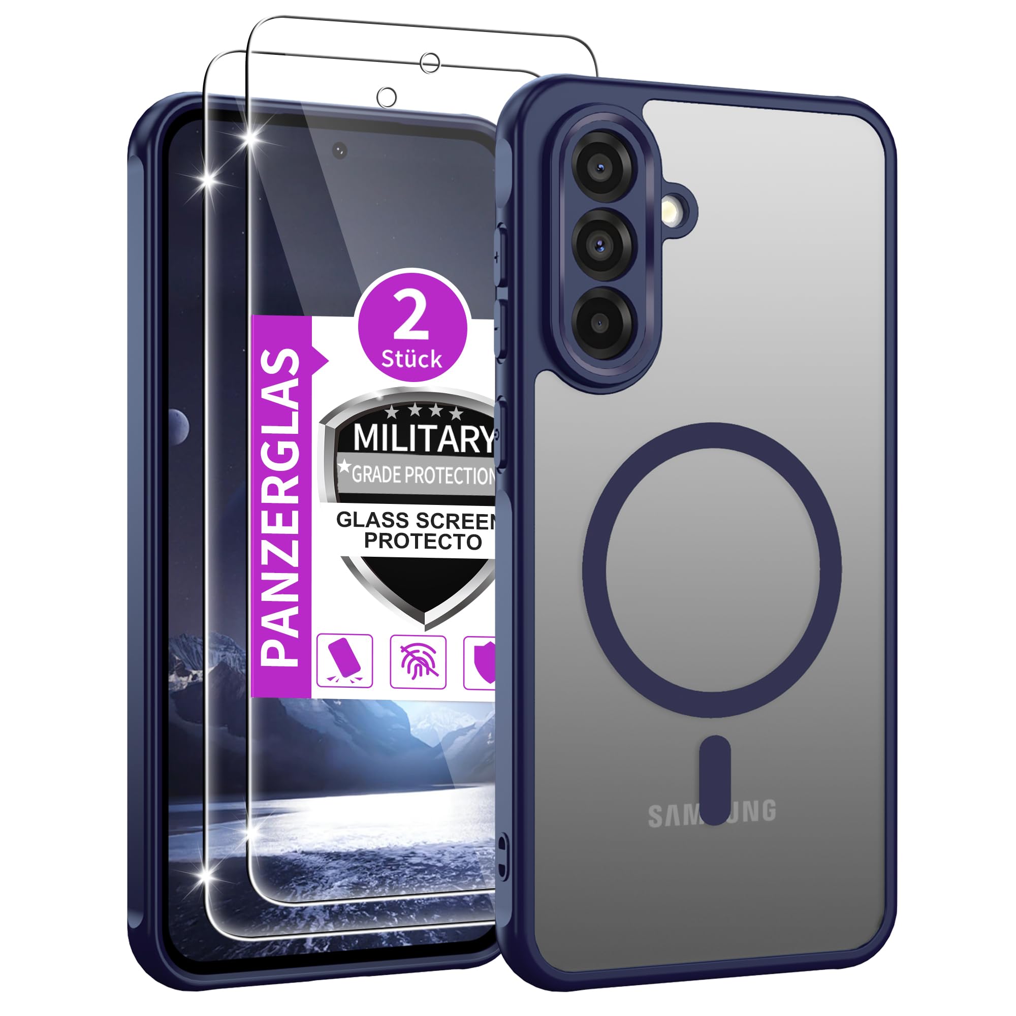Jshru für Samsung Galaxy A15/A16/A56 5G/A17 /A26/A36/A37/A57 Hülle